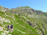 Prossima la sosta al Bivacco Traglio (mt.2100) in prossimita' del Lago Capezzone
